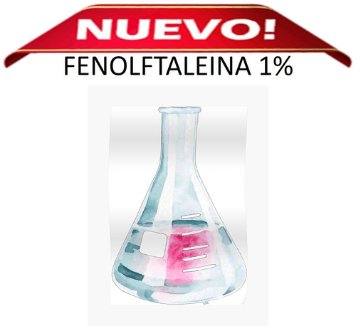 Solución De Fenolftaleina Al 1% Indicador 250 Ml