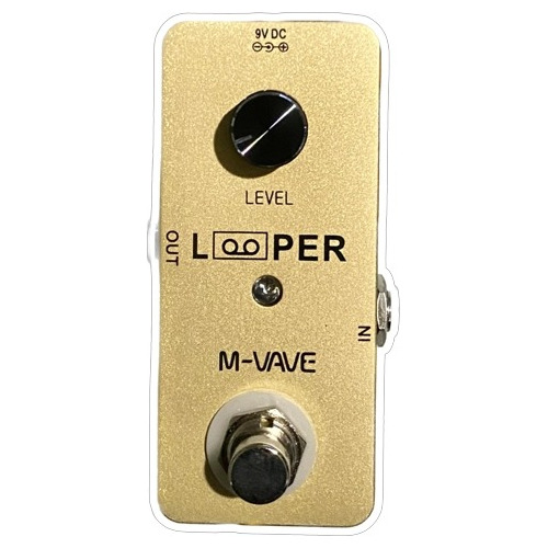 Pedal M-vave Mini Pedal  Looper  Amarillo