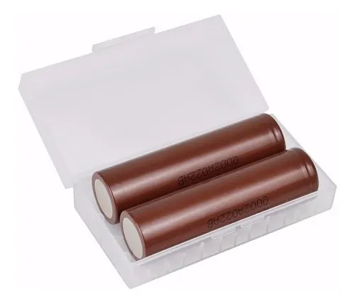 2 Pilas 18650 LG Hg2 3000mah 3.7 Y Cargador Dual Para Vape