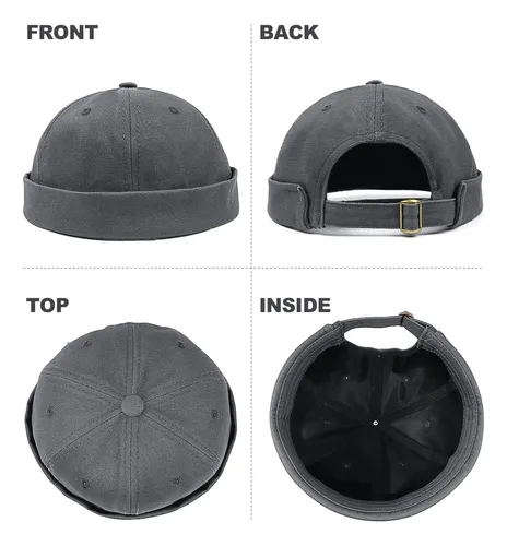 Zylioo Sombreros Sin Ala Xxl De Gran Tamaño, Gorra De Cala.