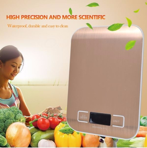 Balanza Digital Bascula Gramera Max 10kg Div 1g Pantalla Lcd