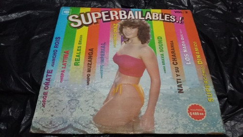 Super Bailables Vol 2 Lp Varios Tropical Bailable Cumbia