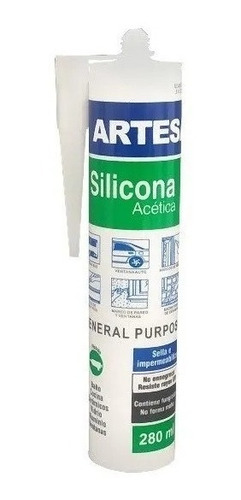 Imagen 1 de 7 de Sellador Silicona Acetica Transparente Cartucho 280ml Soul