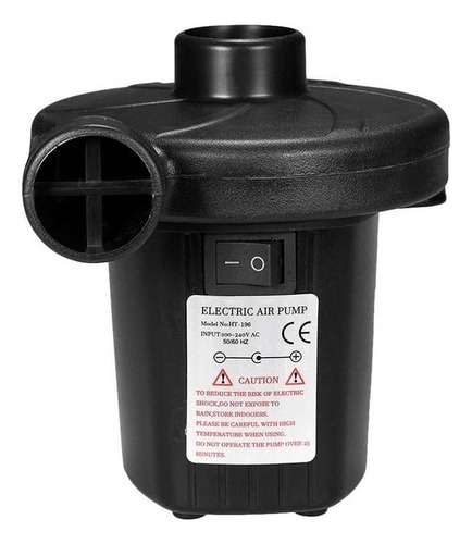 Inflador Eléctrico Ht-196 220v Funcion Inflar Y Desinflar