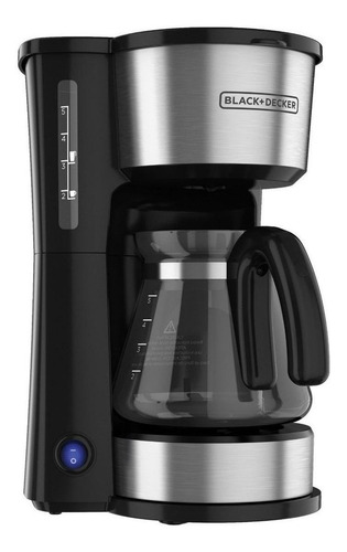 Cafetera Black+Decker 4 En 1 CM0755S Negra/Acero inoxidable 110V