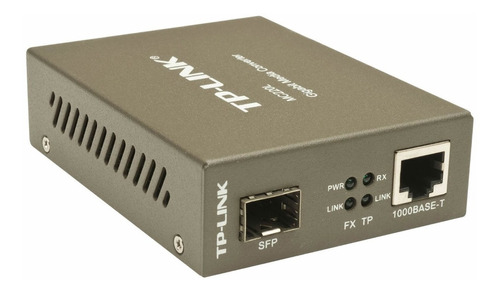 Tp-link Mc220l Conversor Rj45 Mídia -fibra Ótica Gigabit Sfp