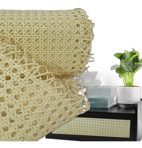 Palhinha Indiana, Palha Da Índia, Rattan Sextavada 80x20cm