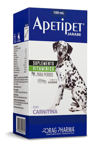 Apetipet Suplemento Vitaminico Para Perros 100 Ml