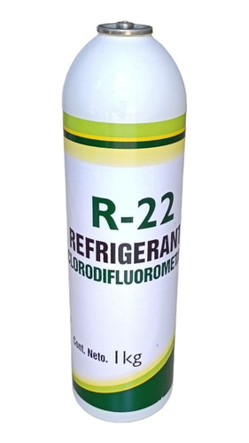 R22 Gas Refrigerante 1kg Aire Acondicionado Minisplit