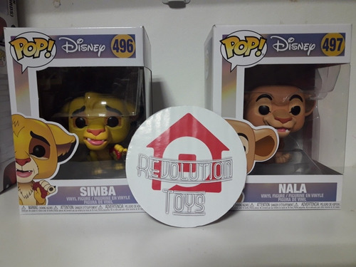 Funko Pop Original Rey León - Simba 496 Y Nala 497