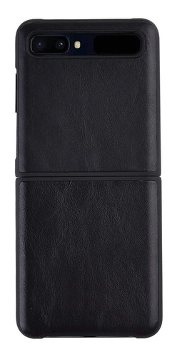 Capa Capinha Galaxy Z Flip Tipo Leather Luxo Case Impacto