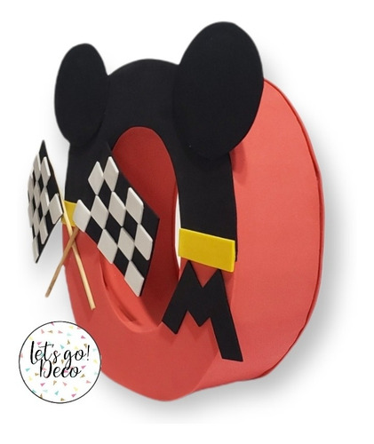 Letras 3d Mickey Mouse Aventuras Sobre Ruedas | Números 3d