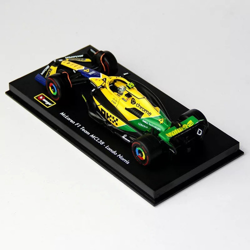 Para Zya Bburago 1:43 F1 Mclaren Mcl38 Norris Mónaco Ayrton