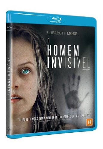 Blu-ray O Homem Invisível - Elisabeth Moss  Original Lacrado