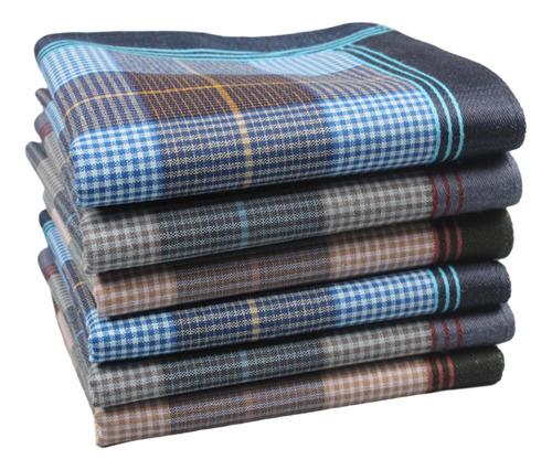 3 X 6pcs Fashion Handkerchief Hankies Wipe The Sweat Towels