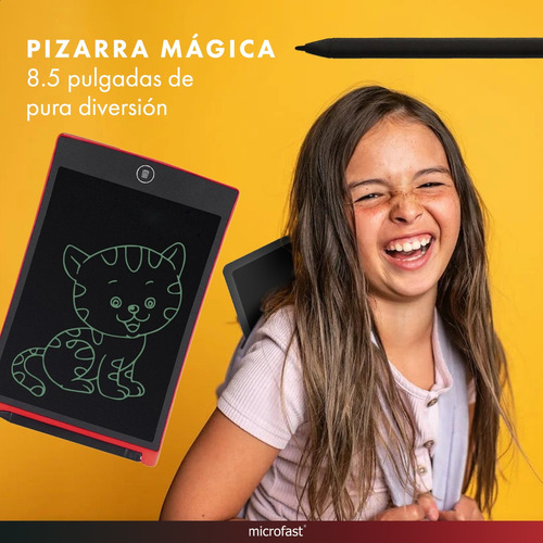 Pizarra Tablet Mágica Digital Trazo Verde Lcd Infantil Lápiz