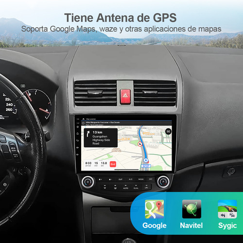 Estéreo Carplay Ram 2gb Para Honda Accord 2003-2007 Gps Fm.