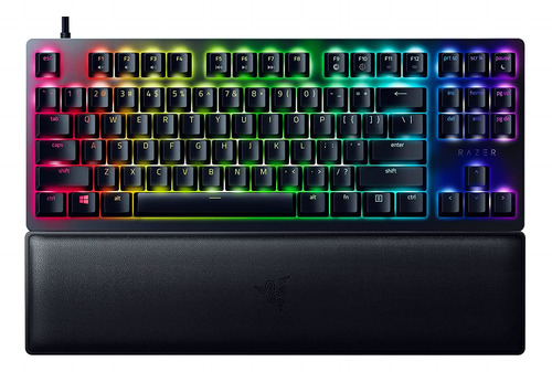 Teclado Razer Huntsman V2 Tkl Rgb, Teclas Pbt, Óptico Lineal
