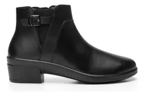 Comprar Botin Mujer Piel Tacón Bajo Cierre Hebilla Flexi 130004 Gnv®