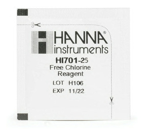 Hanna Instruments Reactivo En Polvo Para Cloro Hi 701 - 25