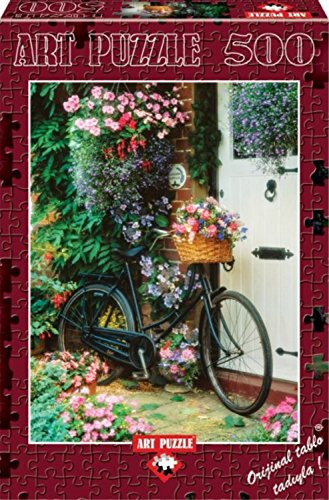Bicicleta - Flores De Simon Kayne Puzzle De 500 Piezas