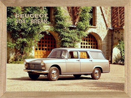 Peugeot 404 Breack C Cuadro, Poster, Publicidad      B259