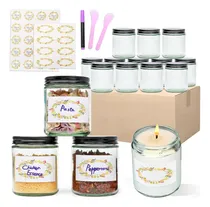 Comprar Tarros De Vidrio De 8oz Tapa,tarros De Vidrio Hacer Vel...
