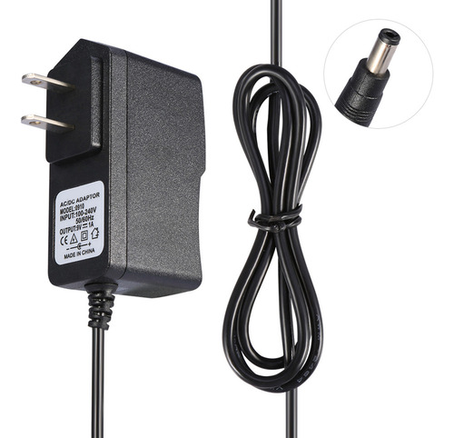 Adaptador De Corriente De Cargador De Pared Dc 9v 1a 1000ma