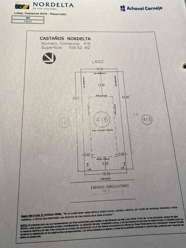 Imagen 12 de 13 de Terreno Con Costa De Laguna En Venta - Barrio Los Castaños, Nordelta