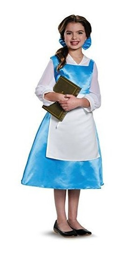 Disney Princess Belle Beauty The Beast Blue Dress Costu...