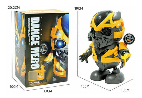 Bumblebee Transformers Dj Hero Baile Robot Juguete