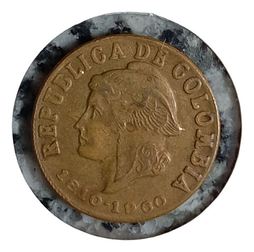  Moneda Colombia 1810 - 1960  Nueva 2 Centavos Escasa