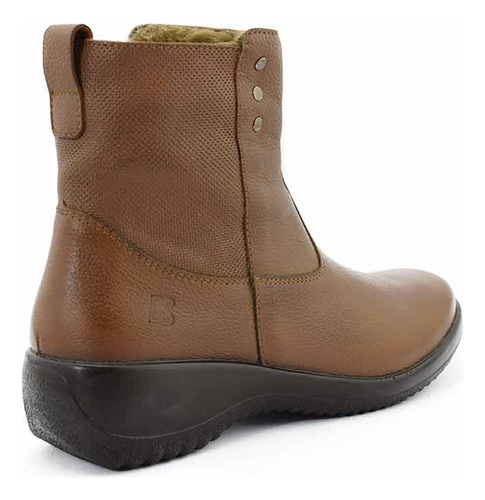 Bota Corta Mujer Cuero Bestseller Zapato Confort Invierno