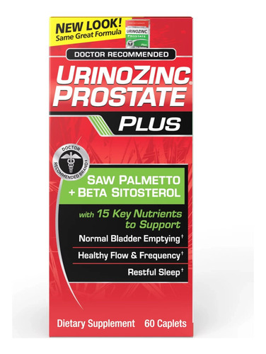 Urinozinc Prostata Con 15 Nutrientes 60 Caps De Eeuu