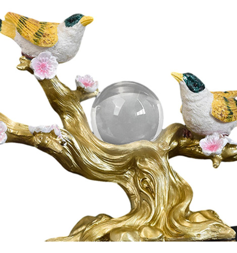 Figurita De Pájaro Urraca, Escultura Animal, Estatua De