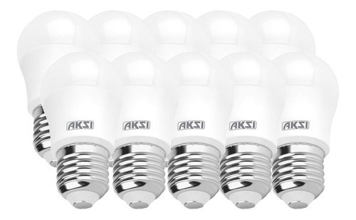 Foco led Aksi 120077-10 color blanco cálido 12W 127V por 10 unidades