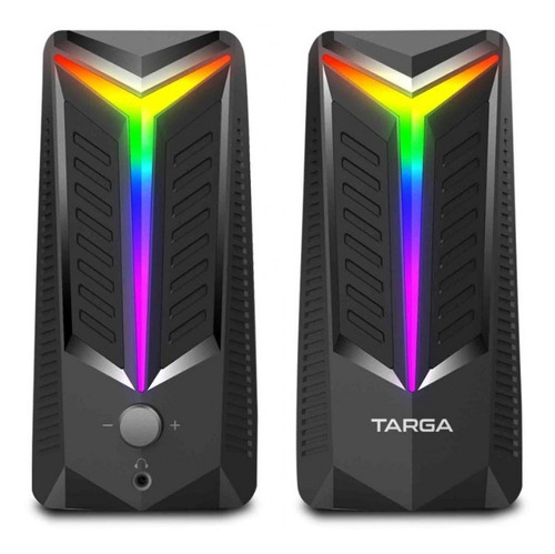 Parlantes Pc Gamer Usb Targa Alphax 16w Led Stereo Auri