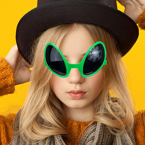 Gafas De Sol De Plástico Alien Glasses Y Alien Boppers, 2 Un