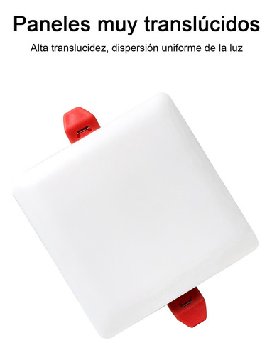 18w Luz Cálida 120mm Lampara De Techo Ajustable Empotrar 6pz Blanco