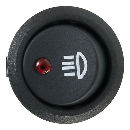 Interruptor De Luz Antiniebla Led Rojo De 12 V Para Coche, F