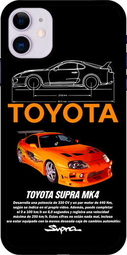 Funda Celular Diseño Auto Coche Toyata Supra Narana Mk4