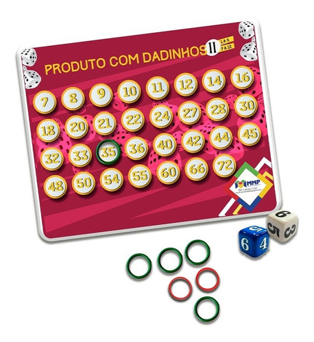 Imagem 1 de 1 de Produto Com Dadinhos Ii - Trabalha A Tabuada - Mmp