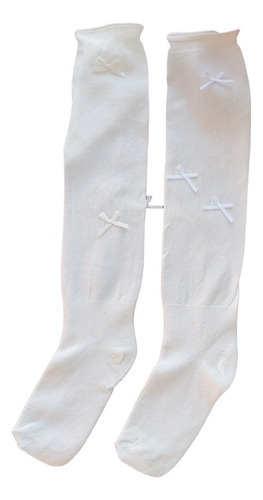 Calcetines Largos De Verano Para Mujer, Medias Con Lazo, Cal