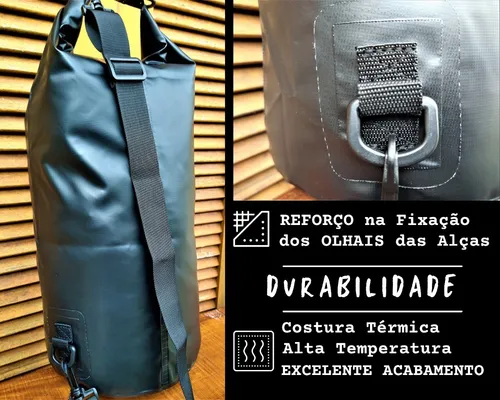 Waterproof Bag Estanque Refor ado Profissional 20 Litros