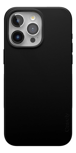Funda Para iPhone 15 Pro Max Negro On Negro Plastico