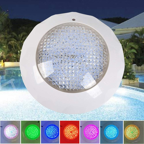Lampara Luz Led 7 Colores 500led Para Piscinas 45w/12v