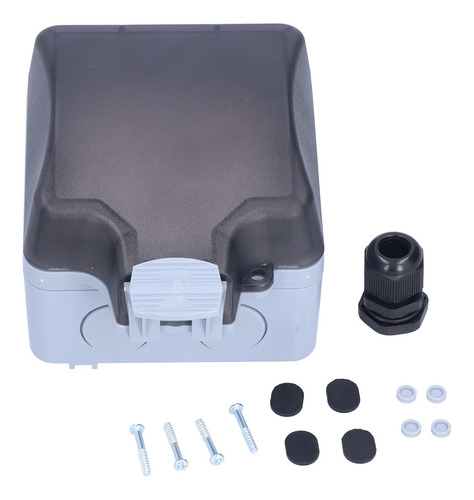 Caja De Enchufe Impermeable Ip66 Multifunción Pared Exterior
