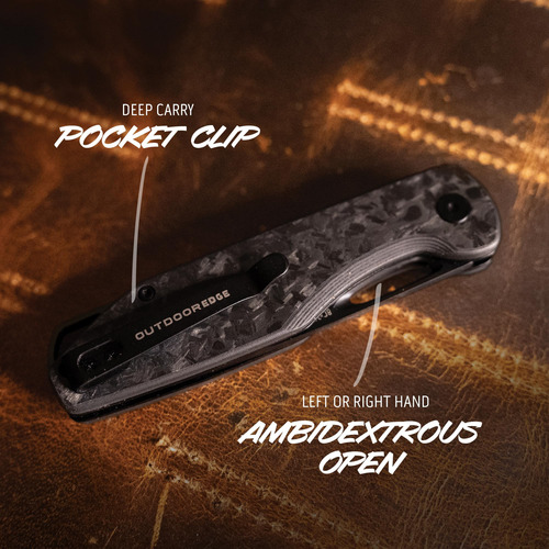 Cuchillo Plegable Compacto Outdoor Edge Kaytan Con Hoja De 3