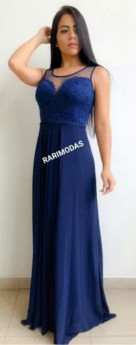 Vestido De Festa Azul Royal - Madrinha, Casamento Formatura