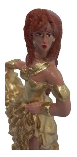 Imagem Gesso Cigana Do Ouro Umbanda / Candomblé 25cm - Zp7
